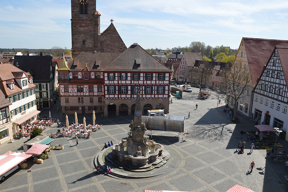 Schwabach Königsplatz | Bild: Wikipedia | Copyright: Stadt Schwabach